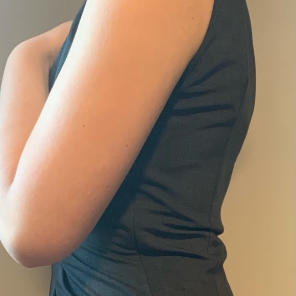 Long Classy Grey Dress - Picture 5 of 6